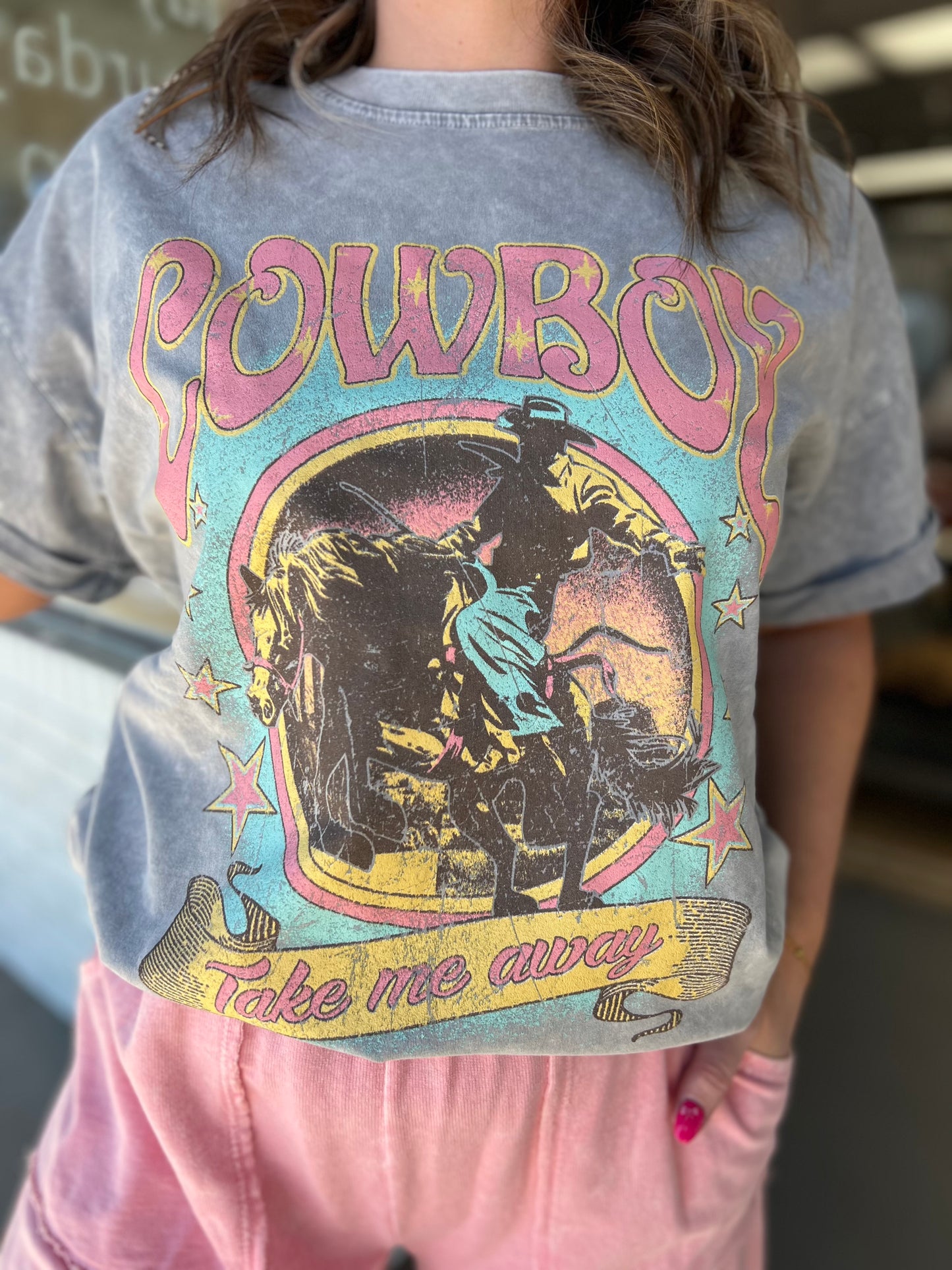 Cowboy Take Me Away Tee