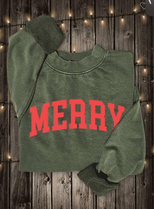 Green Merry Sweater